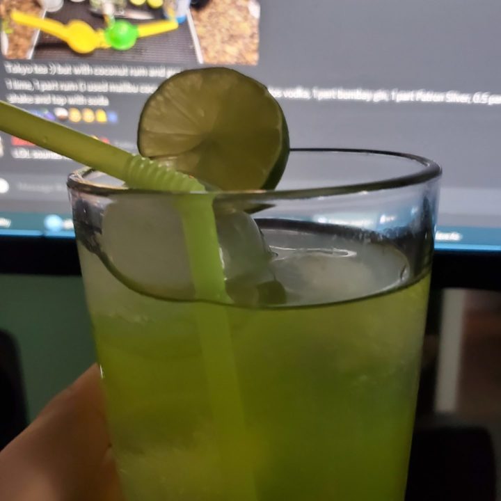 Tokyo Tea AKA Green Long Island Iced Tea; Experiment #0420